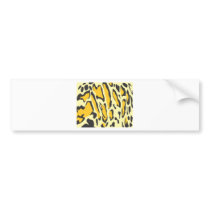 Clouded Leopard Skin Pattern bumper stickers