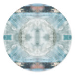 Clouded Perspective Round Stickers