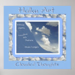 Clouded Thoughts Haiku Art Print