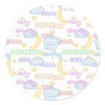 Clouds and Moon Baby Theme Sticker