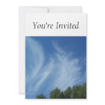Clouds and trees invitations