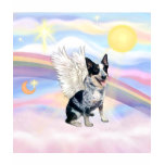 Clouds - Australian Cattle Dog Angel - Square t-shirts