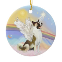 Clouds - Bichon Frise Angel Christmas Tree Ornament