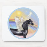 Clouds - Black Arabian Horse Angel