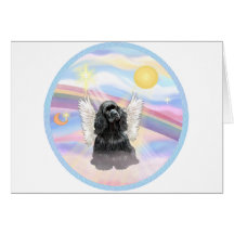 Clouds - Black Cocker Spaniel Cards
