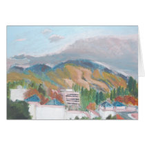 Clouds Over Mt.Diablo Card