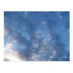 clouds sky blue post cards
