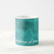 clouds, thinking of you coffee mug