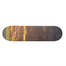 Clouds to gold skate boards