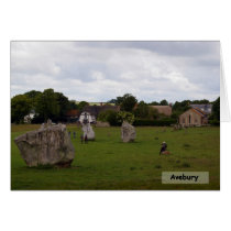 Cloudy Avebury Greeting Cards