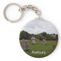 Cloudy Avebury Keychains