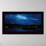 Cloudy night poster