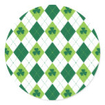 Clover Argyle Stickers