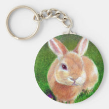 Clover Bunny Keychain