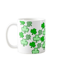 Clover Coffee Cup for St. Patty's Day Coffee Mug
