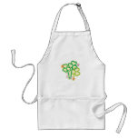 Clover Flowers St. Patrick's Day Design Aprons