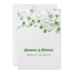 Clover Irish Wedding Invitation