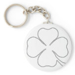 CLOVER OUTLINE KEYCHAIN