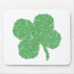 Clover Skulls - St Patrick's Day Lucky Green Mousepad
