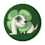 Clover the Dog magnets