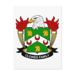 Clowes Family Crest postcards