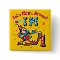 Clown Around 1st Birthday