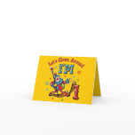 Clown Around 1st Birthday cards