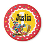 Clown Around 1st Birthday Custom Magnet