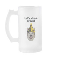 Clown Around Dog Mug