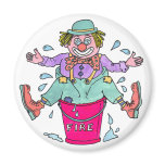 Clown Capers Fridge Magnet