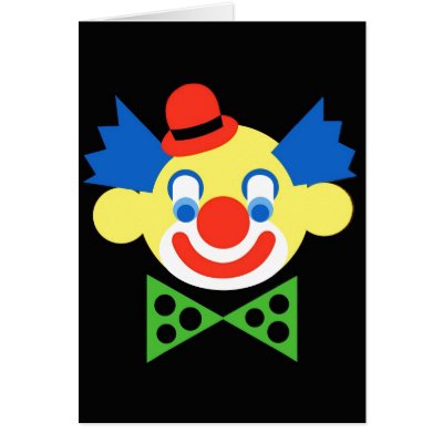 Clown Cards by lonvig