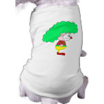 Clown Cartoon. Yellow, red and green. Custom pet clothing