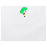 Clown Cartoon. Yellow, red and green. Custom flyers