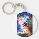 CLOWN CAUGHT IN RAIN.jpg Keychain