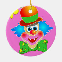 Clown Christmas Tree Ornament