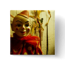 Clown Face Button