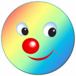Clown Face photo sculptures