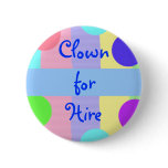 Clown for Hire (1) buttons