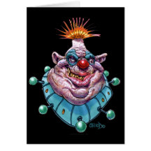 Clown Greeting Card