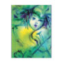 CLOWN IN GREEN POST CARDS