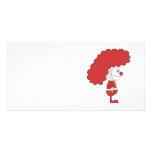 Clown in Red and White. Cartoon. Custom photo cards