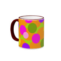 Clown Polkadot Gumball Cup Mug