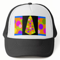 Clown Polkadot Gumball Tie Trucker Hat