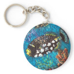 CLOWN TRIGGERFISH KEY CHAIN keychains