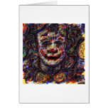 "Clown With Balloons" Card