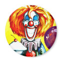 Clown with Pie Painting magnets