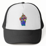 Clown with roses hats