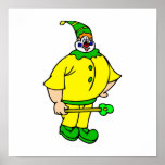 Clown with Sceptre Poster