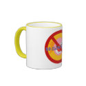 CLOWN ZONE ROAD SIGN mugs