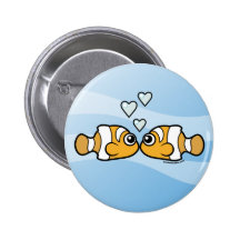 Clownfish Love Pinback Button